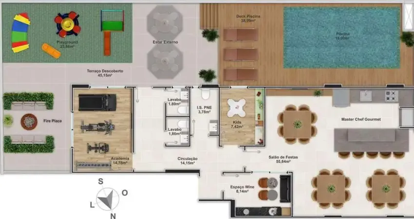 Apartamento garden em construção com 04 suítes à venda - centro, balneário camboriú