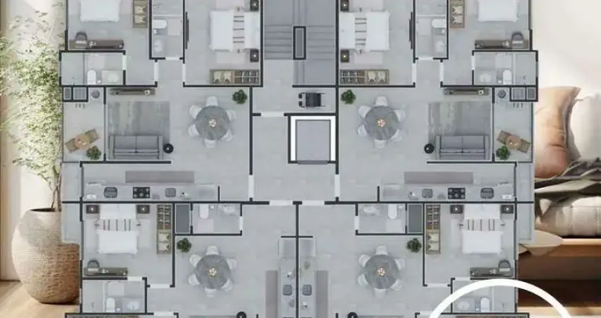 Apartamento em construção com 02 dormitórios à venda - centro, balneário camboriú