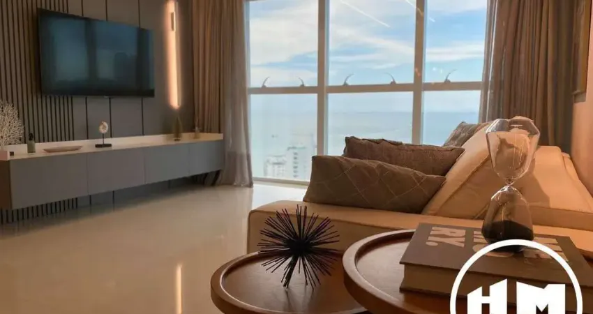 Apartamento alto padrão com vista mar, 03 suítes à venda e locação - centro, balneário camboriú