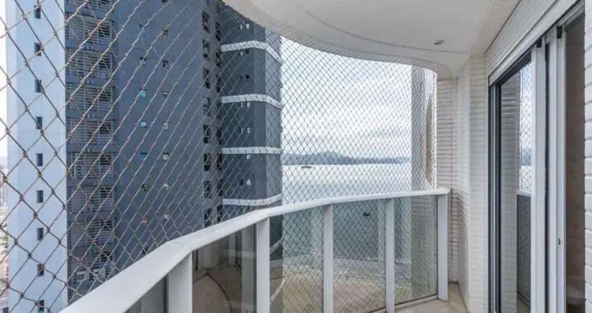 Apartamento mobiliado vista ao mar com 03 suítes para locação - centro, balneário camboriú