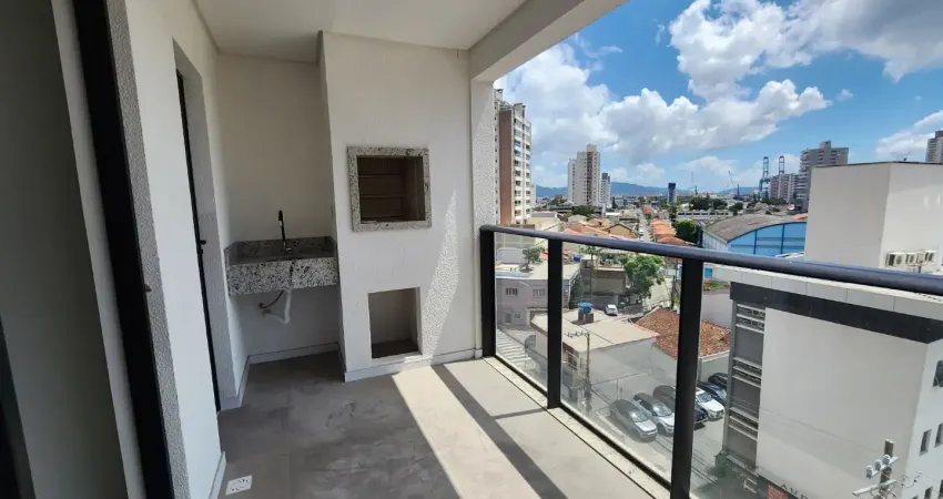 Aluguel de Apartamento Novo e Semimobiliado, com 02 Suítes, Vaga de Garagem, no Centro de Itajaí-SC