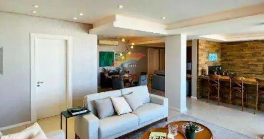 Apartamento possui 172 m² privativos, semi mobiliado, 03 suítes sendo 01 master,  bairro Hamburgo Velho, Novo Hamburgo-RS.