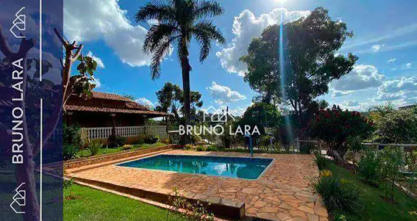 Sítio com 4 dormitórios para alugar, 1500 m² por r$ 4.029,16/mês - atenas - igarapé/mg