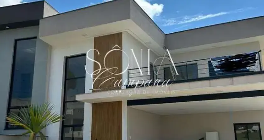 Excelente sobrado novo à  venda em condomínio de Valinhos SP.