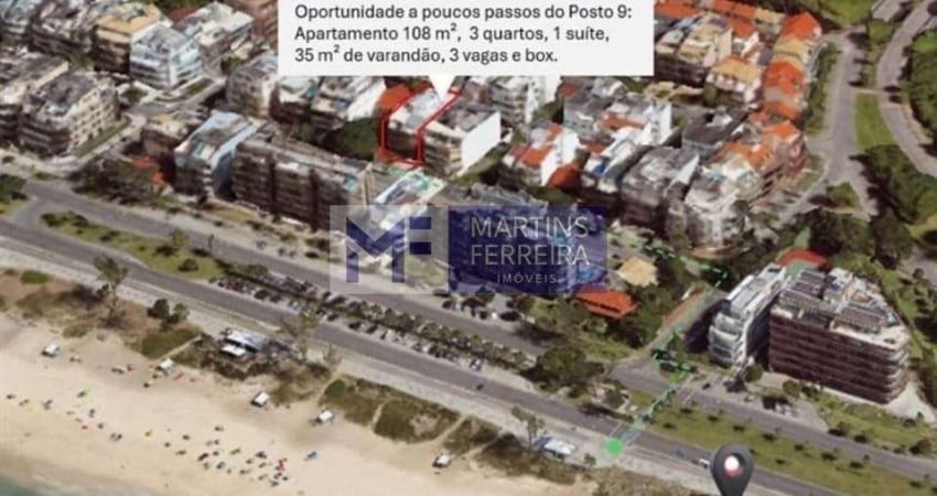 Apartamento à venda 3 Quartos, 3 Suites, 3 Vagas, 108M², Recreio dos Bandeirantes, Rio de Janeiro -