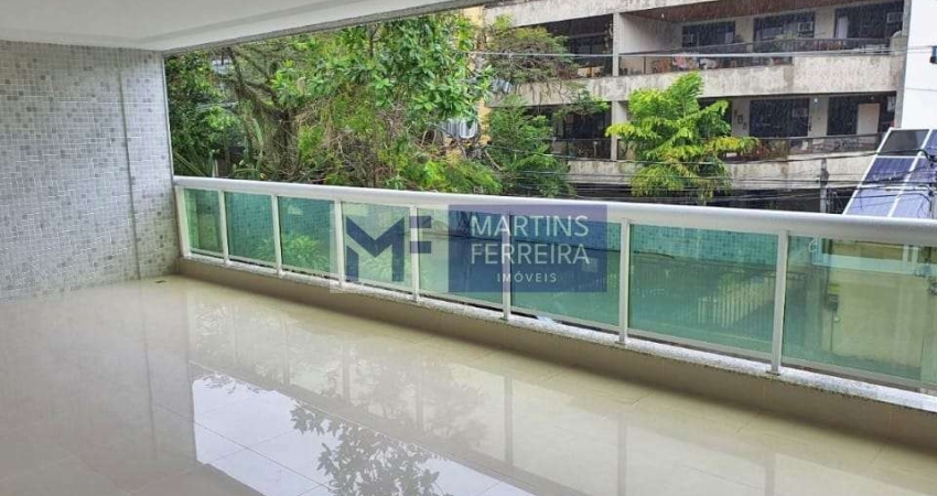 Magnífico apartamento à venda no Recreio dos bandeirantes com 3 suítes,3 vagas cobertas, 138M²
