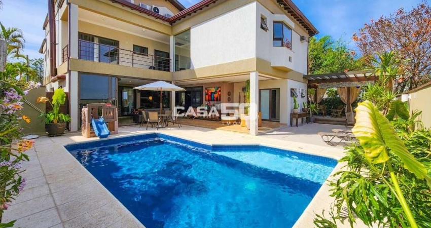 Casa em condomínio fechado com 5 quartos à venda na Avenida Araçá, 100, Loteamento Alphaville Campinas, Campinas