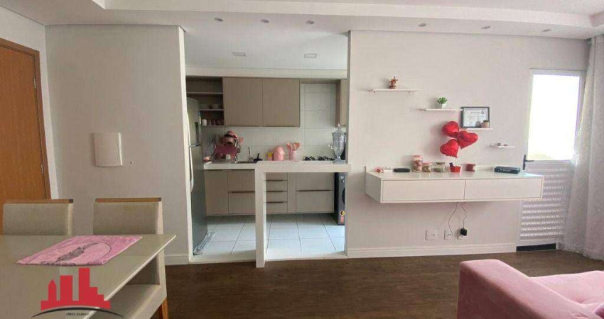 Apartamento com 2 dormitórios à venda, 56 m² por R$ 270.000 - Chácara Santa Antonieta (Nova Veneza) - Sumaré/SP