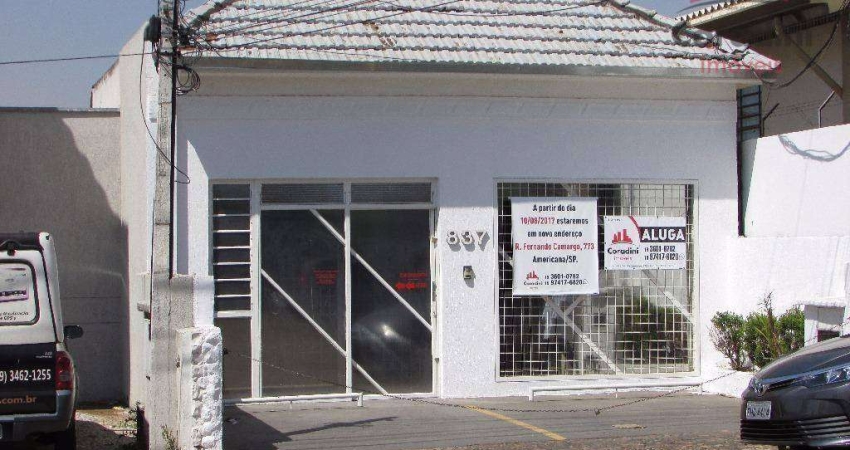 Casa para alugar, 80 m² por R$ 5.155,00/mês - Centro - Americana/SP