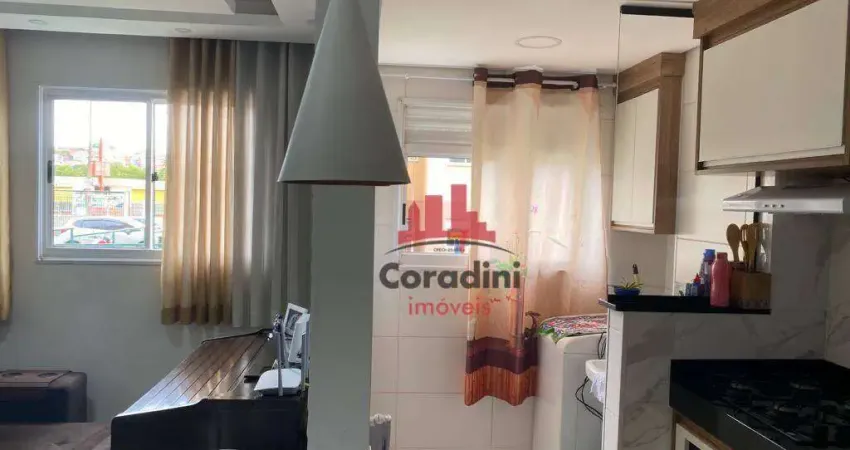 Apartamento com 2 dormitórios à venda, 49 m² por R$ 215.000,00 - Jardim São Manoel - Nova Odessa/SP