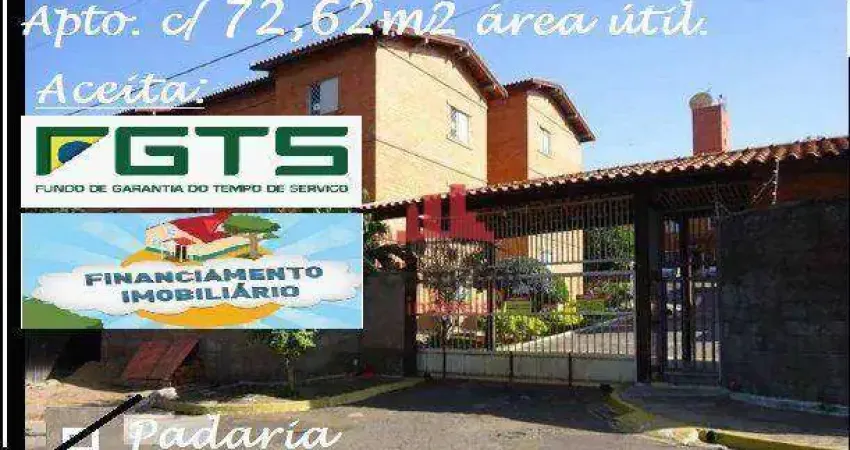 Apartamento com 3 dormitórios à venda, 72 m² por R$ 185.000,00 - Jardim São Domingos - Americana/SP