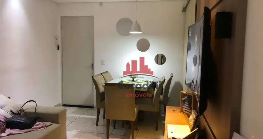Apartamento com 2 dormitórios à venda, 49 m² por R$ 200.000 - Jardim das Laranjeiras - Santa Bárbara D'Oeste/SP