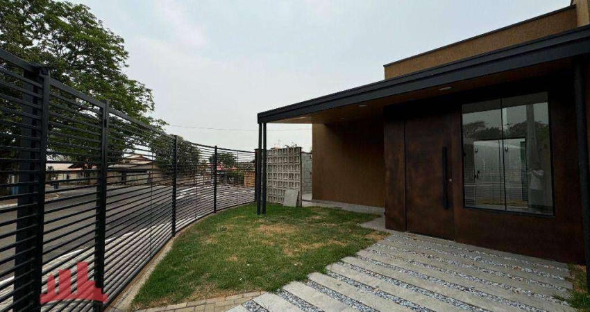 Casa com 3 dormitórios à venda, 87 m² por R$ 555.000,00 - Parque Fabrício - Nova Odessa/SP