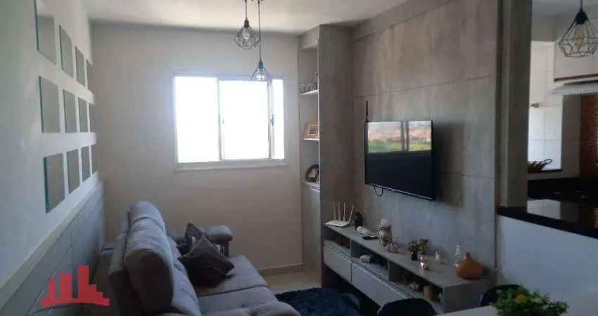 Apartamento com 2 dormitórios à venda, 50 m² por r$ 320.000,00 - jardim das palmeiras i - nova odessa/sp