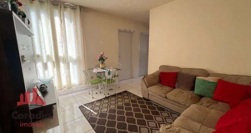 Apartamento com 2 dormitórios à venda, 49 m² por R$ 130.000,00 - Balneário Salto Grande - Americana/SP