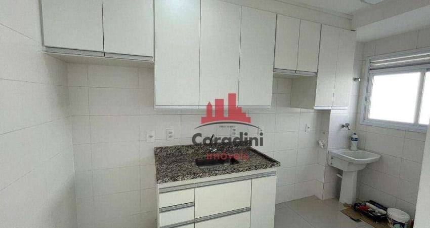 Apartamento com 2 dormitórios para alugar, 45 m² por R$ 1.515,00/mês - Cariobinha - Americana/SP
