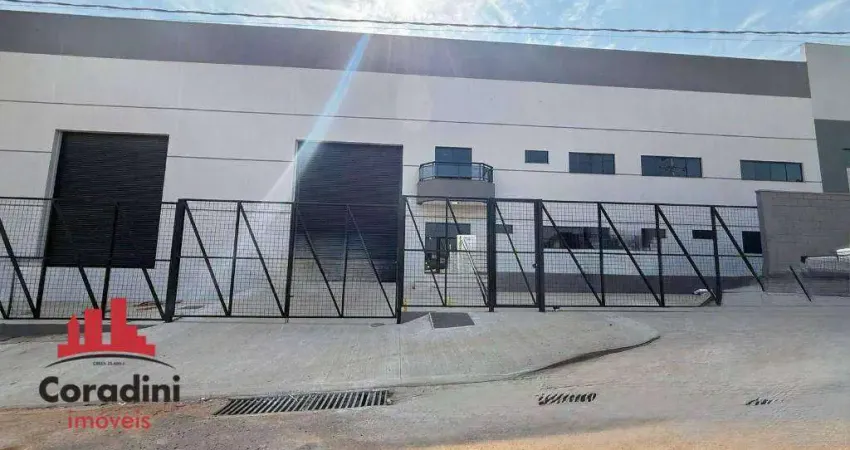 Galpão para alugar, 1707 m² por r$ 42.000,00/mês - parque industrial recanto - nova odessa/sp