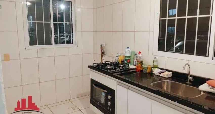 Apartamento com 2 dormitórios para alugar, 49 m² por r$ 1.220,00/mês - praia azul - americana/sp