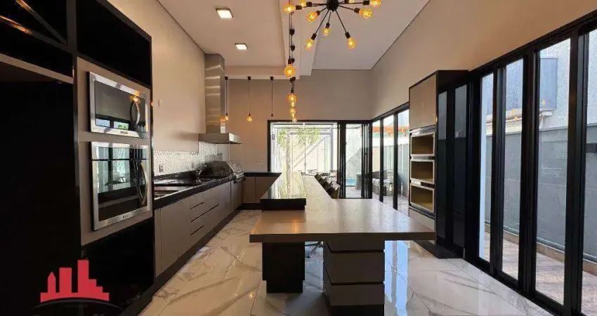 Casa com 3 dormitórios para alugar, 184 m² por r$ 8.245/mês - residencial imigrantes - nova odessa/sp