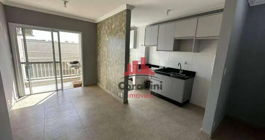 Apartamento com 2 dormitórios para alugar, 53 m² por r$ 1.687,13/mês - parque residencial francisco lopes iglesia - nova odessa/sp