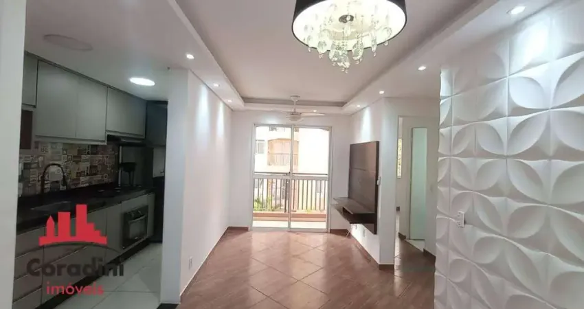 Apartamento com 2 dormitórios para alugar, 50 m² por r$ 2.141,72/mês - cariobinha - americana/sp