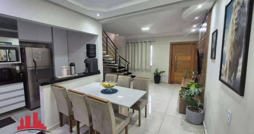 Casa com 3 dormitórios à venda, 76 m² por r$ 410.000,00 - jardim terramérica i - americana/sp