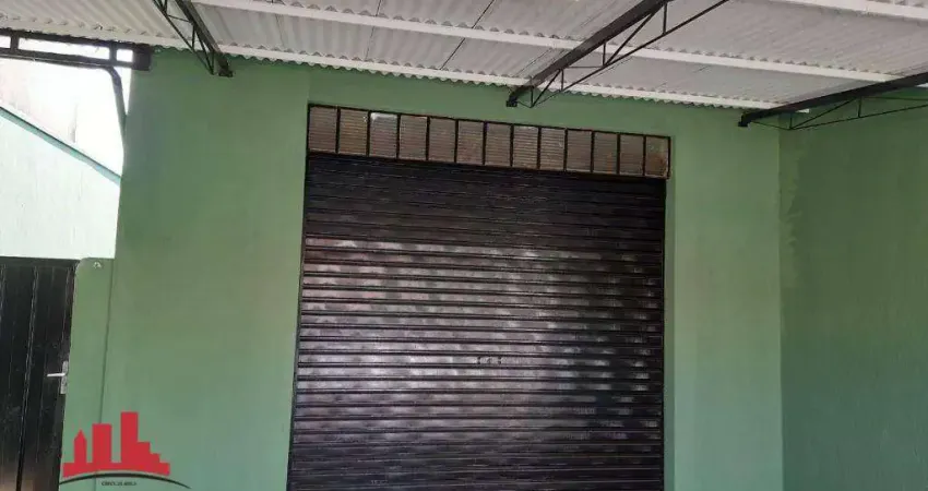 Salão para alugar, 46 m² por r$ 1.242,00/mês - residencial vale das nogueiras - americana/sp