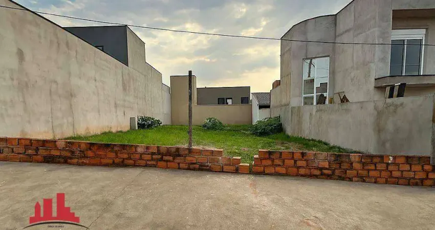 Terreno à venda, 262 m², no bairro jardim dos lagos - nova odessa/sp