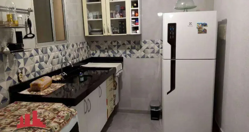 Apartamento com 2 dormitórios, 50 m² - venda por r$ 180.000,00 ou aluguel por r$ 1.438,00/mês - jardim recanto - americana/sp