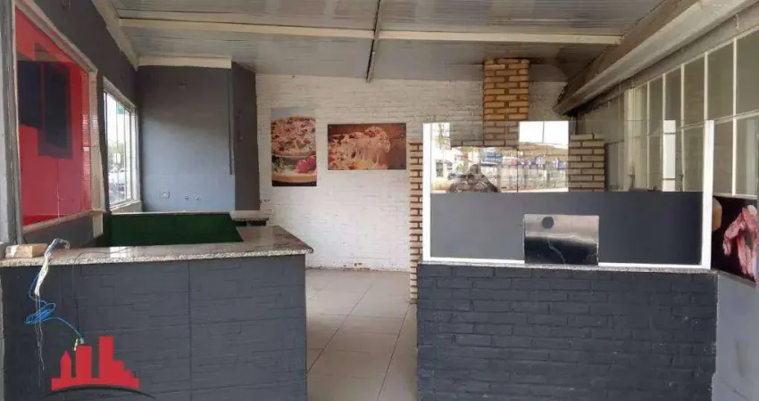 Salão para alugar, 110 m² por r$ 2.640/mês - jardim santa rosa - nova odessa/sp