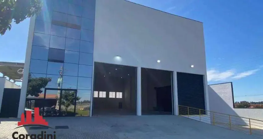 Galpão para alugar, 1200 m² - jardim residencial veccon - sumaré/sp