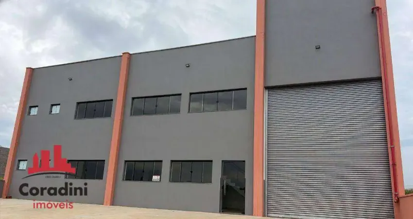 Galpão, 898 m² - venda por r$ 3.000.000,00 ou aluguel por r$ 19.000,00/mês - zona de producao industrial 01 - nova odessa/sp