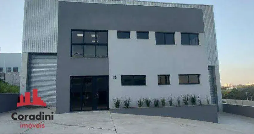 Galpão para alugar, 940 m² por r$ 20.931/mês no condomínio indústrial cintec - santa bárbara d'oeste/sp