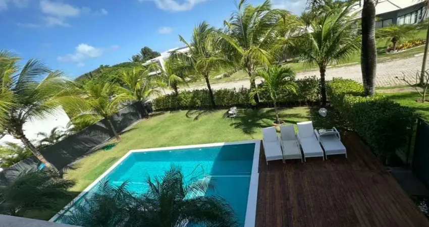 Casa em condomínio para locação em camaçari, busca vida (abrantes), 4 dormitórios, 4 suítes, 6 banheiros, 4 vagas