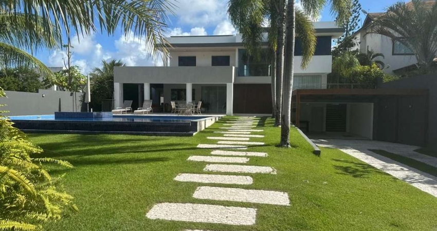 Casa em Condomínio para Locação em Camaçari, Busca Vida, 4 dormitórios, 4 suítes, 6 banheiros, 8 vagas