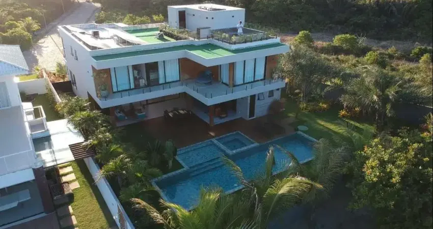 Casa em condomínio para venda em camaçari, busca vida, 5 dormitórios, 5 suítes, 7 banheiros, 4 vagas