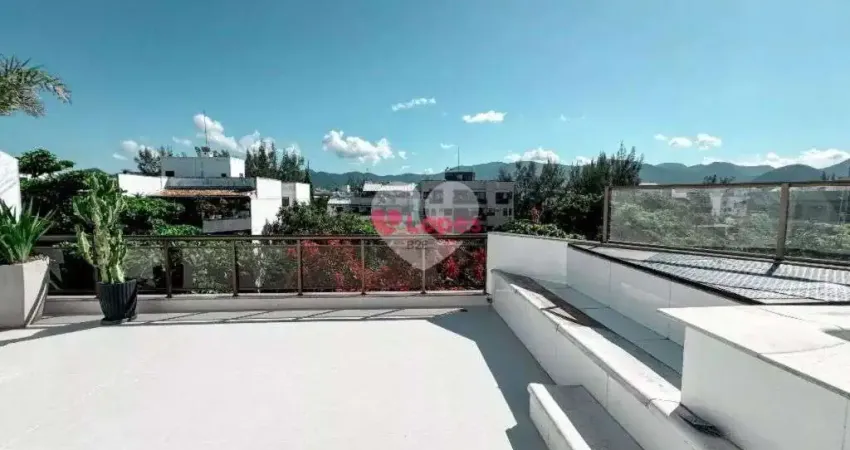 Lopes b2e vende linda cobertura linear/ lamina- no recreio -3 quartos -gleba b - valor r$ 1.250.000,00- oportunidade