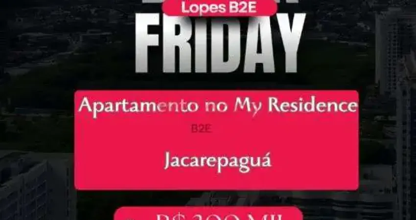Lopes b2e vende apartamento 2 quartos em jacarepagua- condominio novo com toda infraestrutura. valor de oportunidade r$ 273.000,00.