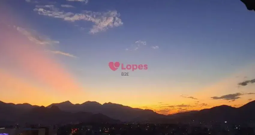 Lopes b2e venda apartamento no coracao da taquara, 2 quartos com dependencia completa, 1 vaga andar alto- vista deslumbrante