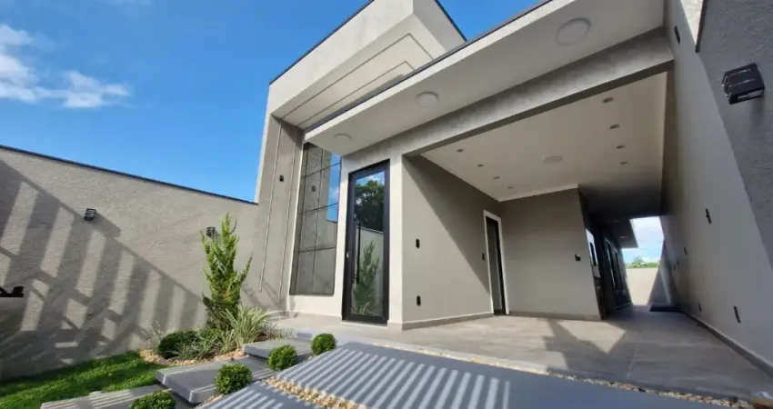 Casa com Lindo Projeto, 3 quartos, sendo 1 suíte em Itajubá - Barra Velha - SC