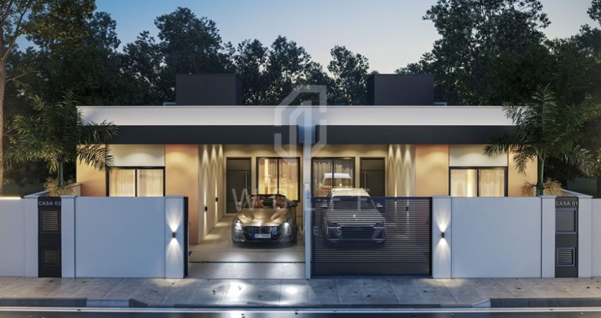 Casa com Acabamento de Qualidade, 91 m², 3 quartos, no bairro Itacolomi - Balneário Piçarras - SC