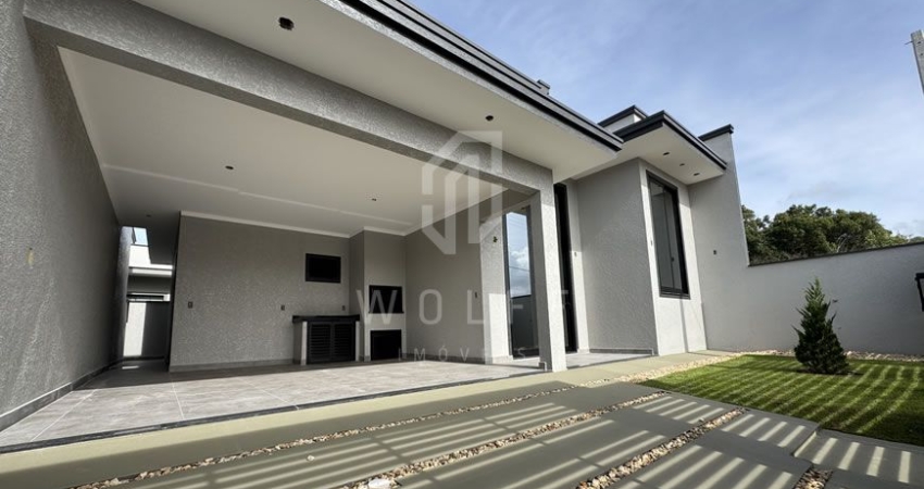 Casa com Projeto Diferenciado, 105 m², 3 quartos, sendo 1 suíte, em Itajubá - Barra Velha - SC
