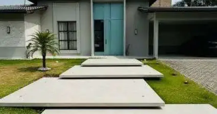 Casa Térrea Moderna no Condomínio Fazenda da Ilha - PORTEIRA FECHADA ✅