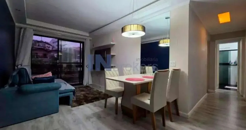 Apartamento à venda em Jundiaí-SP, Jardim Pacaembu: 2 quartos, 1 suíte, 2 salas, 2 banheiros, 1 vaga, 76m². Confira!