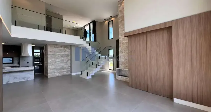 Casa térrea à venda no Condomínio Alphaville Jundiaí, em Jundiaí-SP: 4 Quartos, 3 Suítes, 3 Salas, Piscina, Área Gourmet e 325m² na Chácara Terra Nova