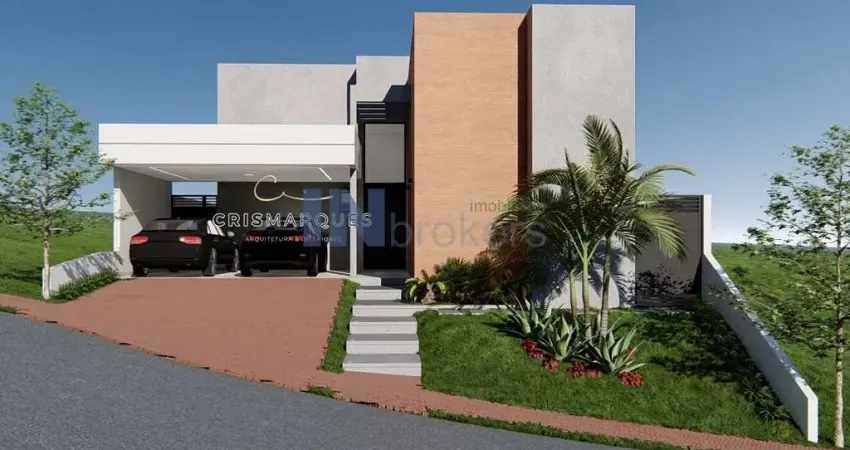 Casa térrea a venda no condomínio Brisas Jundiaí com 4 suítes, closet, área gourmet, 4 vagas, Jd Novo Mundo- Jundiaí