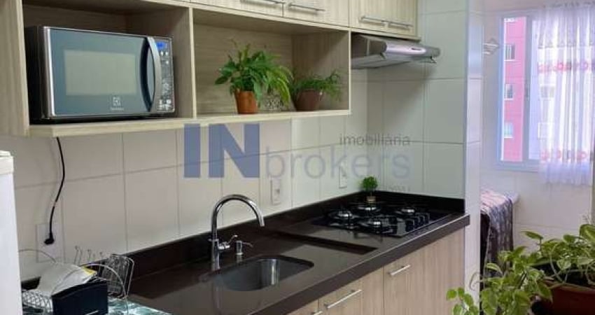 Apartamento para locação em Várzea Paulista-SP, Residencial Alexandria: 2 quartos, 1 sala, 1 banheiro, 1 vaga, 48,00 m².