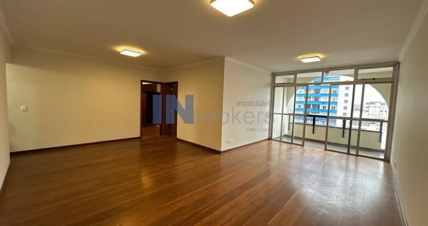 Excelente apartamento no centro de Jundiaí/SP, Edifício Senador, 165m2, 3 dormitórios, suíte, lavabo, sala ampla, 2 vagas de garagens,  salão de festa