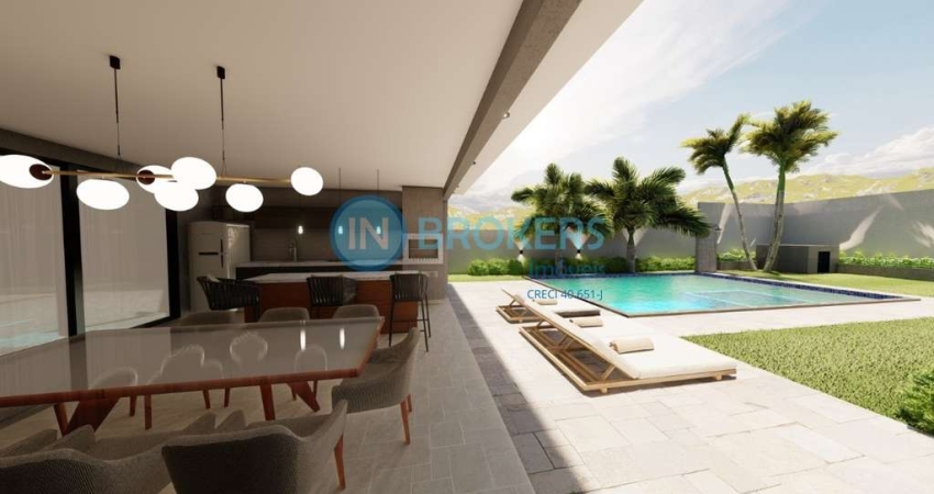 Casa térrea alto padrão de 327m² - 4 suítes, closet, área gourmet, piscina - à venda no Condomínio Residencial Vida Real, em Itupeva-SP!