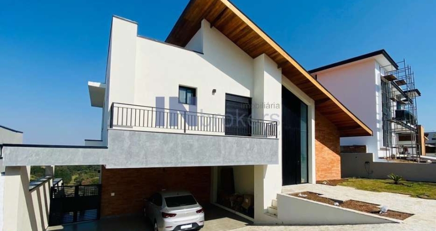 Casa alto padrão com 469m² - 3 suítes, piscina borda infinita, área gourmet, home office, à venda no Condomínio Terras de Jundiaí, em Jundiaí SP